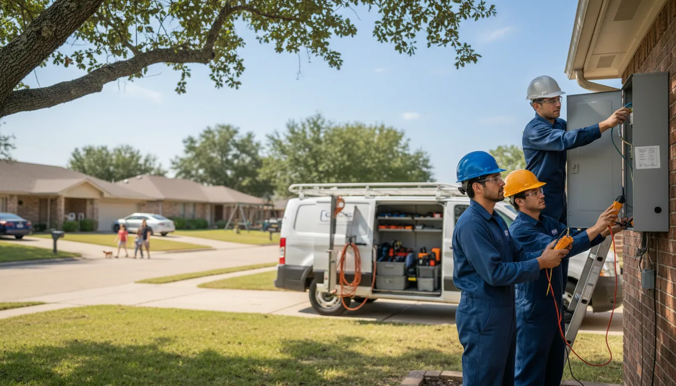 Certified electrician providing emergency electrical services in Nenzel, NE